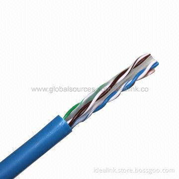 UTP LAN Cable with 23AWG, PVC Test Material, Category 6, 1,000ft Network Wire